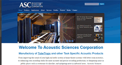 Desktop Screenshot of acousticsciences.com